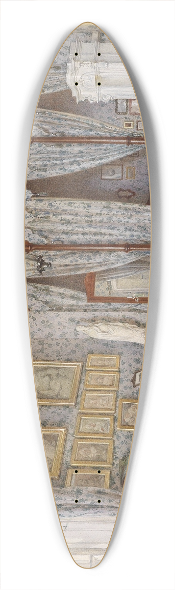 Franz Alt - Schreibzimmer Schloss Vukovar 39.3 inch art pintail longboard deck