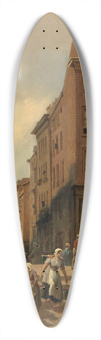 Franz Alt - Strae in Amsterdam 39.3 inch art pintail longboard deck