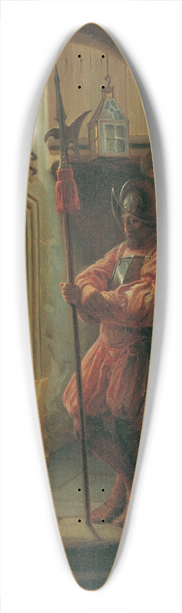 Franz Czermak - Kerkerwache 39.3 inch art pintail longboard deck