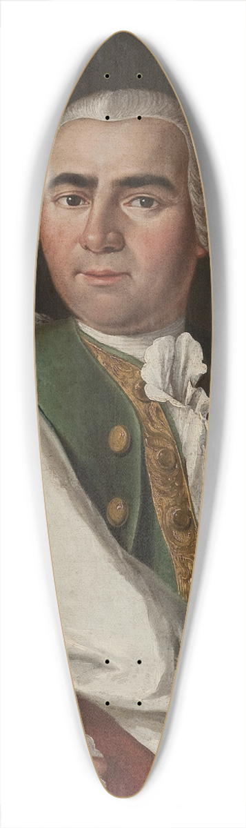 Franz Ignaz Molitor - Portrait of Jzef Antoni Haller, merchant from Krakw (17251785) 39.3 inch art pintail longboard deck