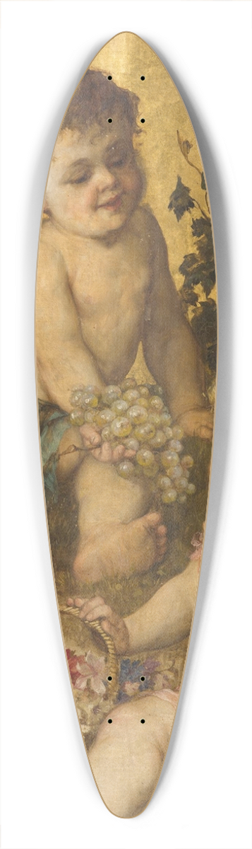 Franz Lefler - A Young Winemaker 39.3 inch art pintail longboard deck