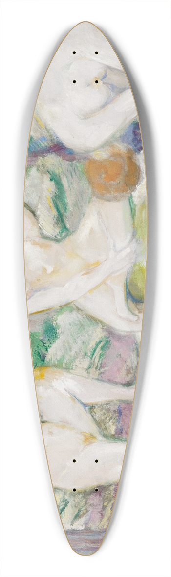 Franz Marc - Badende Frauen 39.3 inch art pintail longboard deck