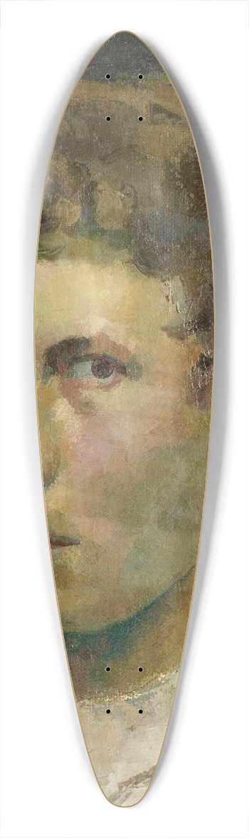 Franz Marent - Self-Portrait 39.3 inch art pintail longboard deck