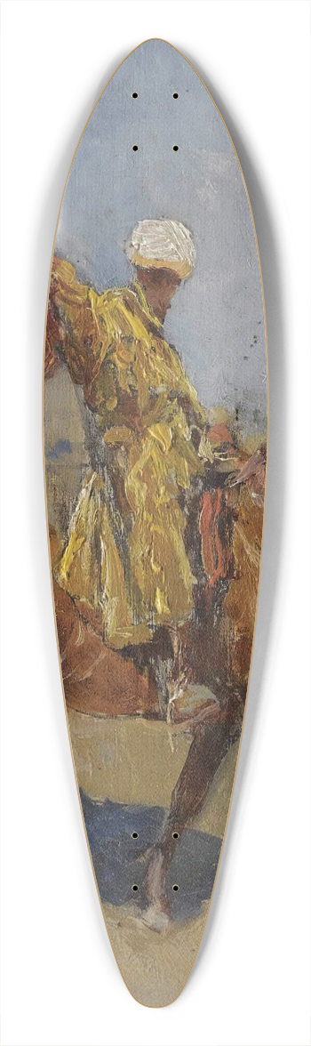 Franz Roubaud - The Standard Bearer 39.3 inch art pintail longboard deck