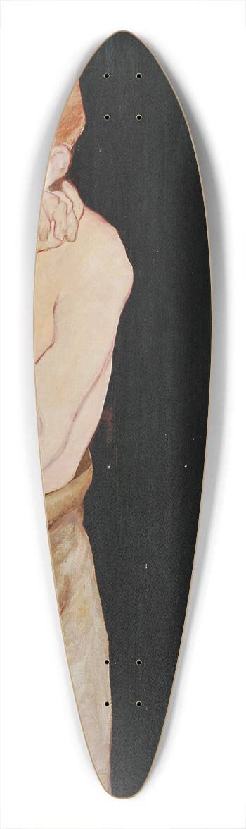 Franz Secky - Debil 39.3 inch art pintail longboard deck