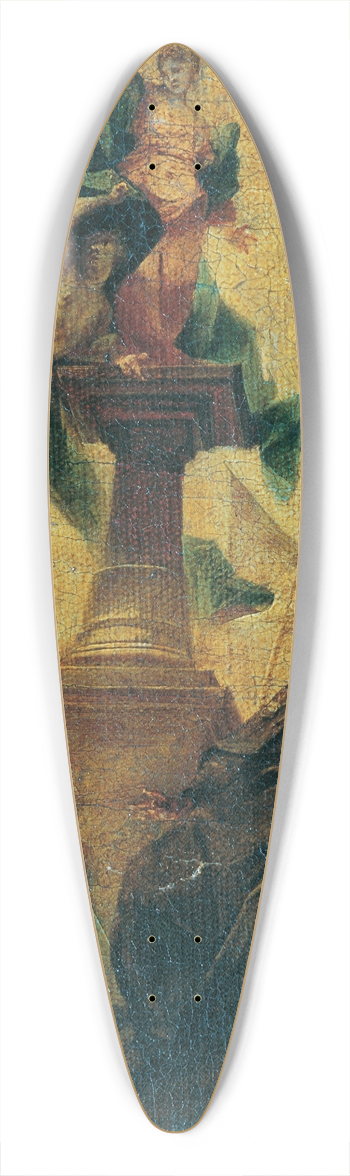 Franz Sigrist the elder - Der heilige Jacobus major und der Glaube 39.3 inch art pintail longboard deck
