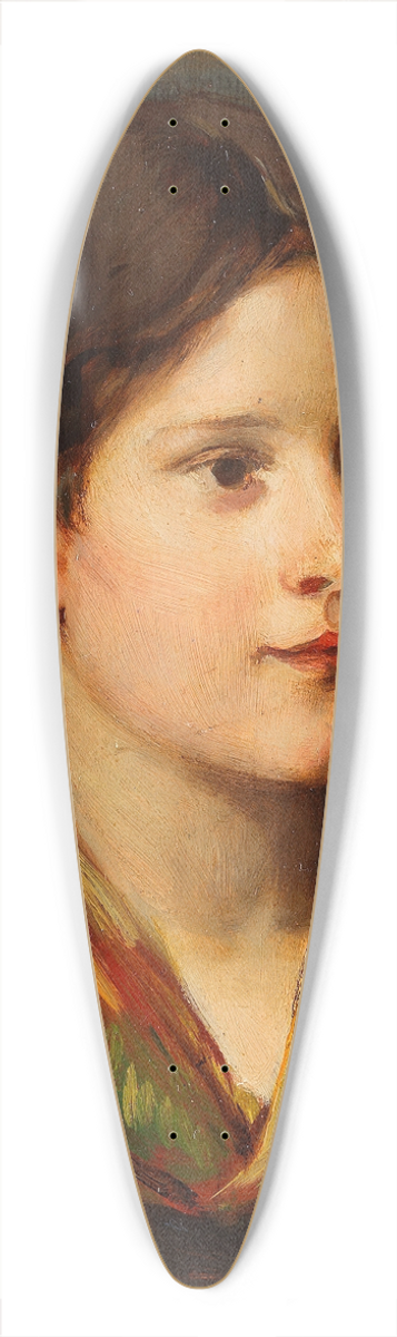 Franz von Defregger - Dirndl 39.3 inch art pintail longboard deck