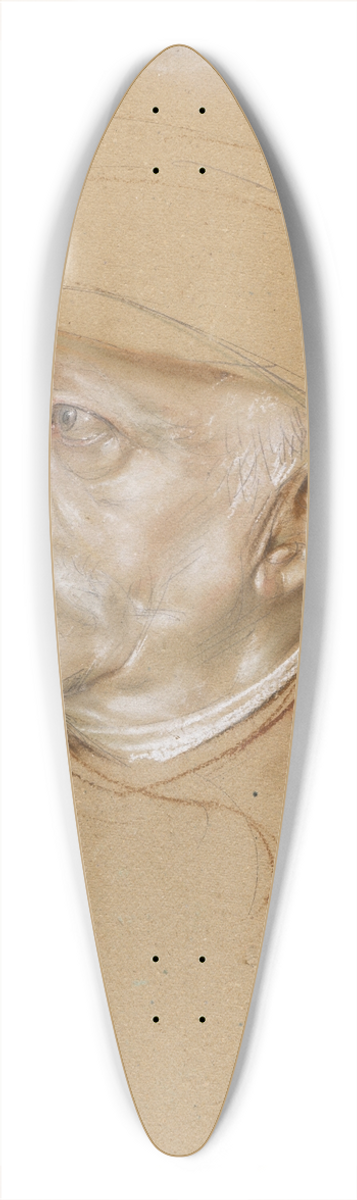 Franz von Lenbach - Otto von Bismarck 39.3 inch art pintail longboard deck