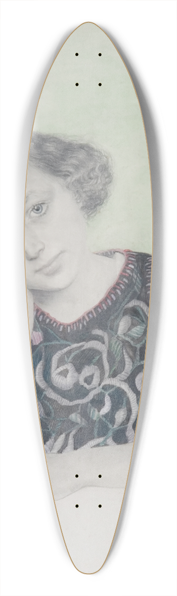 Franz von Matsch - Bildnis eines Mdchens 39.3 inch art pintail longboard deck