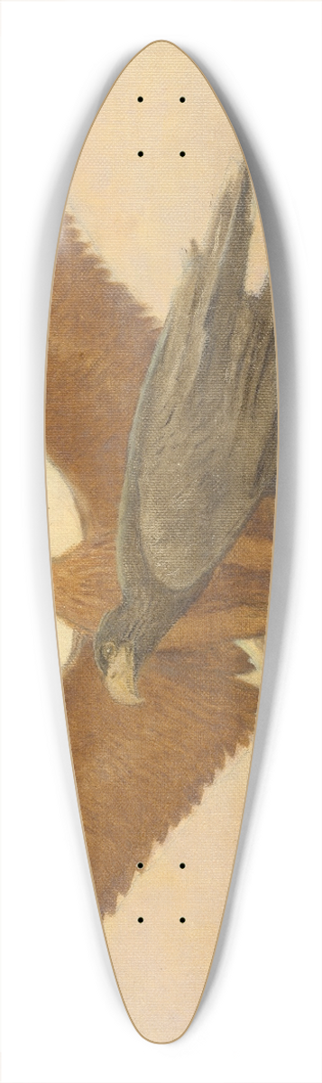 Franz von Matsch - Tierstudie 39.3 inch art pintail longboard deck