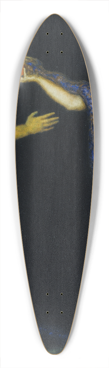 Franz von Stuck - Adam and Eve 39.3 inch art pintail longboard deck