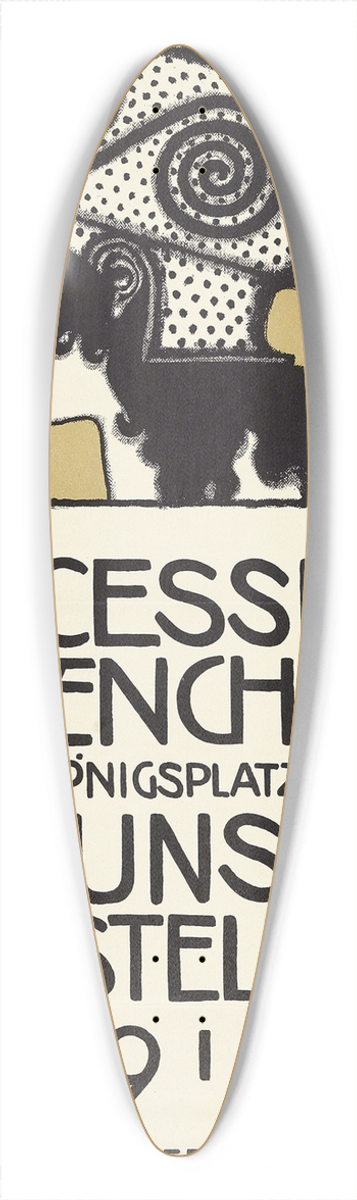 Franz von Stuck - Plakat fr die Ausstellung der Sezession Mnchen 1915 39.3 inch art pintail longboard deck
