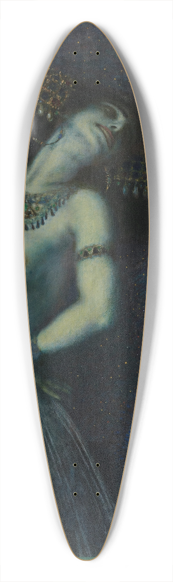 Franz von Stuck - Salome 39.3 inch art pintail longboard deck