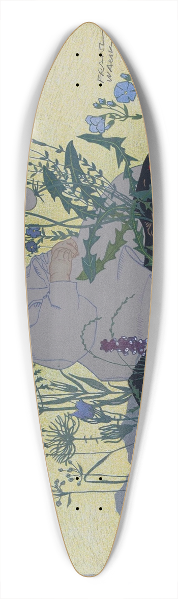 Franz Wacik - Am Abend 39.3 inch art pintail longboard deck