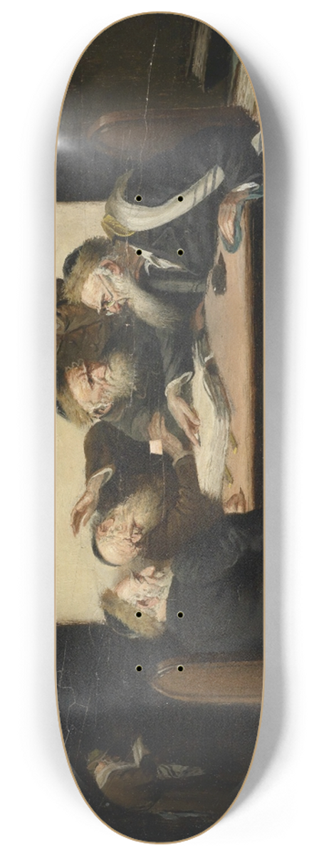 Carl Schleicher - Eine Streitfrage aus dem Talmud 8.25 inch art skate deck