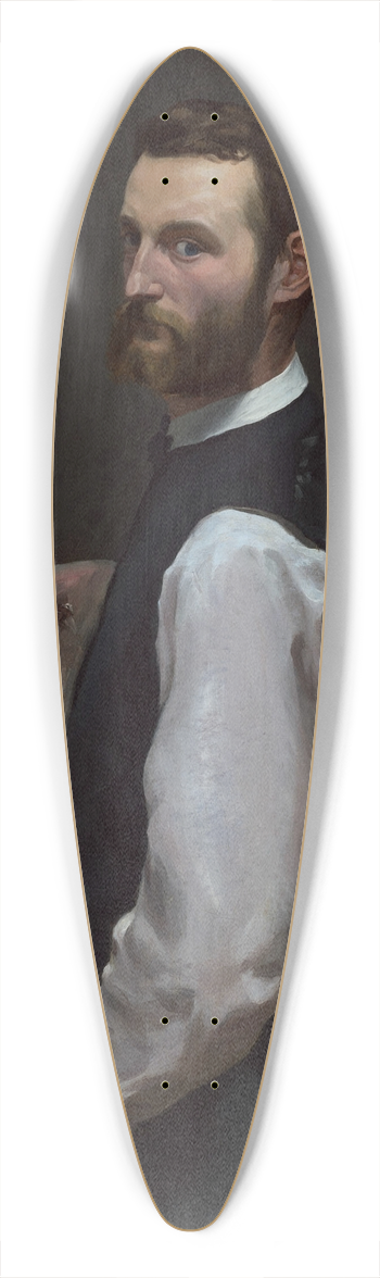 Frdric Bazille - Self-Portrait 39.3 inch art pintail longboard deck