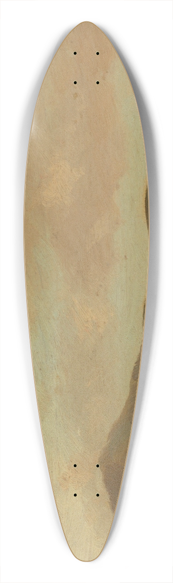 Frederic Edwin Church - Landscape 39.3 inch art pintail longboard deck