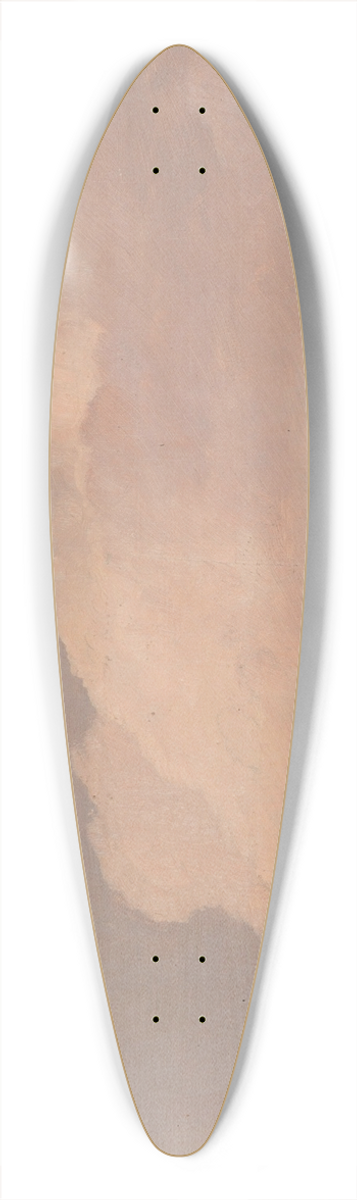 Frederic Edwin Church - Landscape (possibly Hudson Valley) 39.3 inch art pintail longboard deck