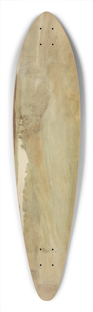 Frederic Edwin Church - Looking from Olana, Southwest Across Hudson Valley 39.3 inch art pintail longboard deck