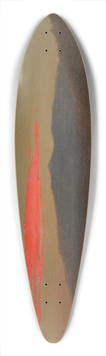 Frederic Edwin Church - Sunset, Hudson, New York 39.3 inch art pintail longboard deck