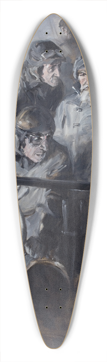 Frederick Coffay Yohn - You Cant Do That! 39.3 inch art pintail longboard deck
