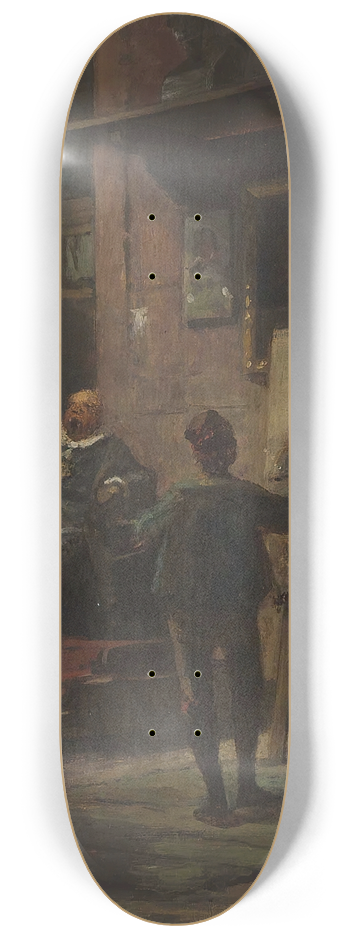 Carl Spitzweg - Der Maler 8.25 inch art skate deck