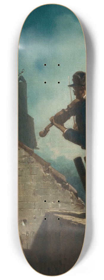 Carl Spitzweg - Stndchen (The Serenade) 8.25 inch art skate deck