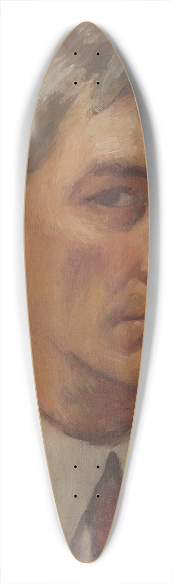 Frederick Porter - Self portrait 39.3 inch art pintail longboard deck