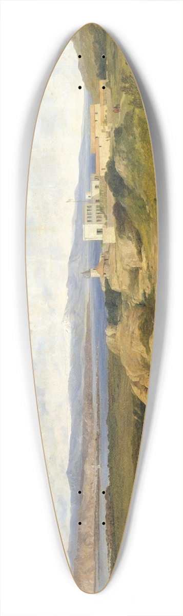 Frederick Richard Lee - General Garibaldis Residence at Caprera 39.3 inch art pintail longboard deck