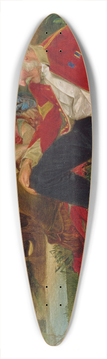 Frederick Sandys - Autumn 39.3 inch art pintail longboard deck