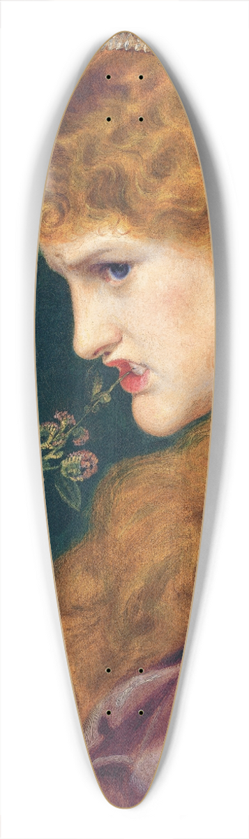 Frederick Sandys - Loves Shadow 39.3 inch art pintail longboard deck