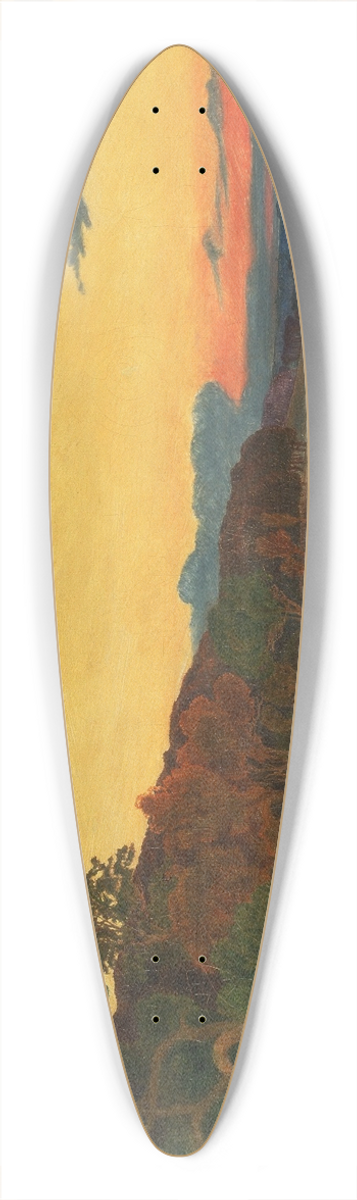 Frederick Sandys - Whitlingham, Norfolk 39.3 inch art pintail longboard deck