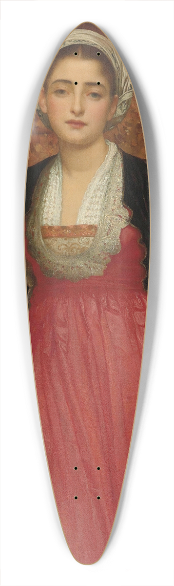 Frederic Leighton - Amarilla 39.3 inch art pintail longboard deck
