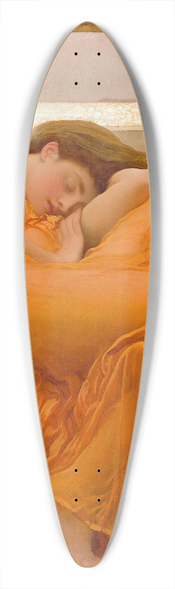 Frederic Leighton - Flaming June 39.3 inch art pintail longboard deck