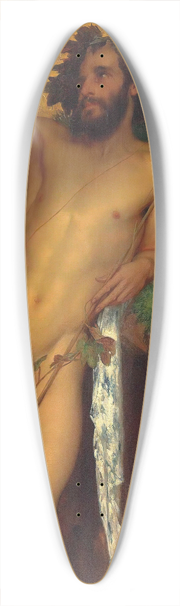Frederic Leighton - Pan 39.3 inch art pintail longboard deck