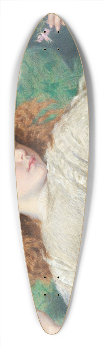 Frederic William Burton - Dreams 39.3 inch art pintail longboard deck