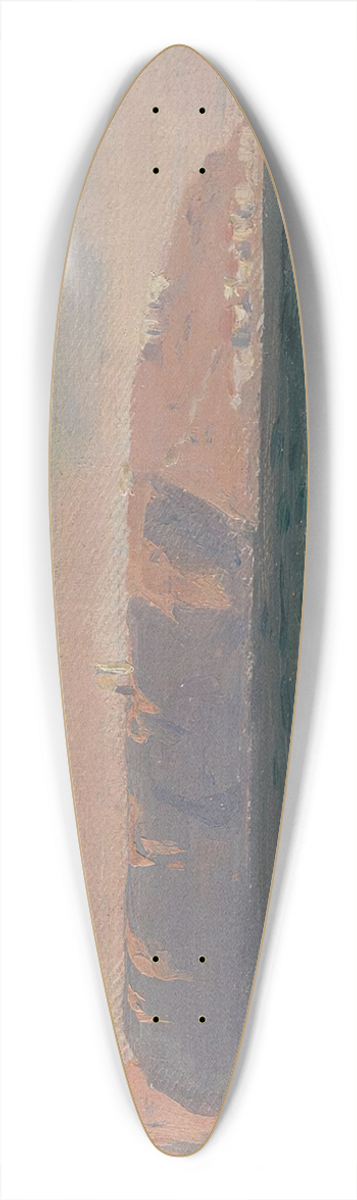 Frederik Collett - Off Heligoland 39.3 inch art pintail longboard deck