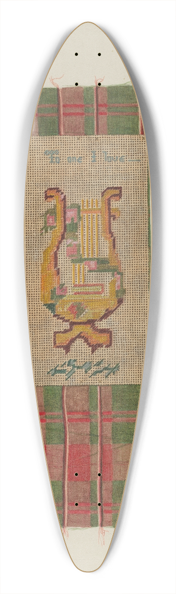 Fred Hassebrock - Bookmark 39.3 inch art pintail longboard deck