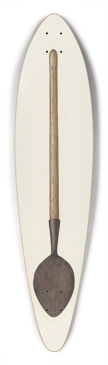 Fred Hassebrock - Turpentine Dip Iron 39.3 inch art pintail longboard deck