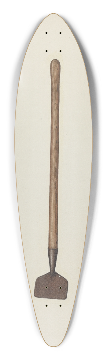 Fred Hassebrock - Turpentine Scraper 39.3 inch art pintail longboard deck