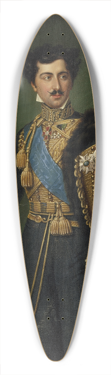 Fredric Westin - Oscar I (1799-1859), king of Sweden and Norway 39.3 inch art pintail longboard deck