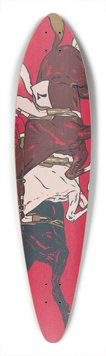 Fred Tolman - The Runners 39.3 inch art pintail longboard deck