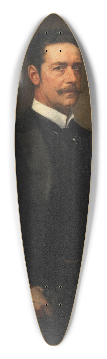 Friedrich August von Kaulbach - Maximilian von Heyl 39.3 inch art pintail longboard deck