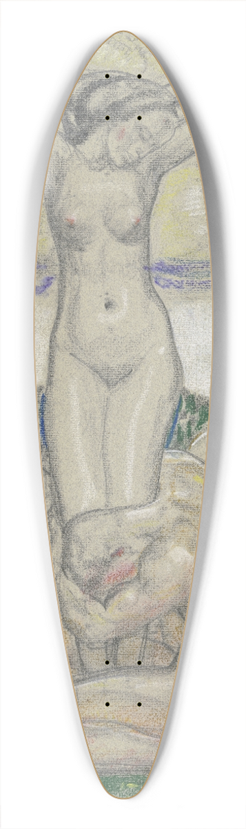 Friedrich August Weinzheimer - Adoration II, March 9, 1911 39.3 inch art pintail longboard deck