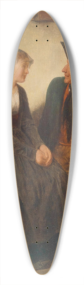 Friedrich Friedlnder - Der Verehrer 39.3 inch art pintail longboard deck