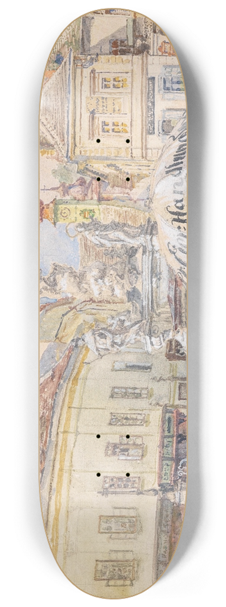 Carl Weiss - Dreifaltigkeitssule in Mdling 8.25 inch art skate deck