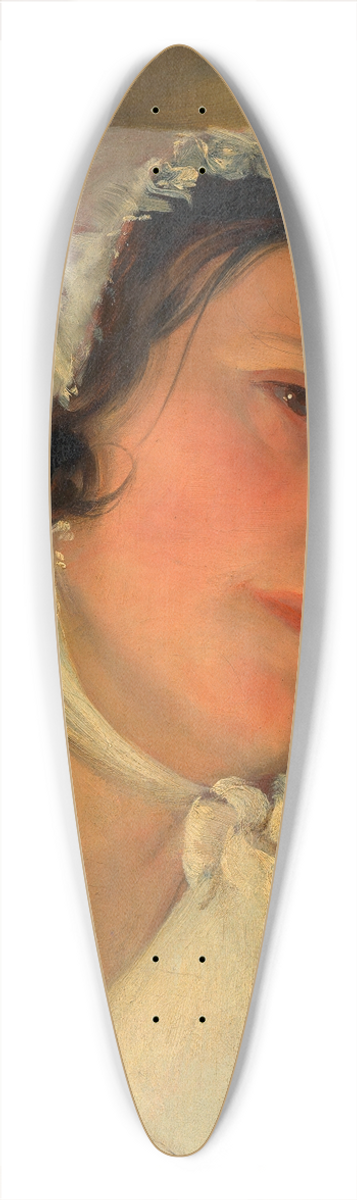 Friedrich von Amerling - Antonie Amerling am Krankenbett (1. Gattin des Knstlers) 39.3 inch art pintail longboard deck
