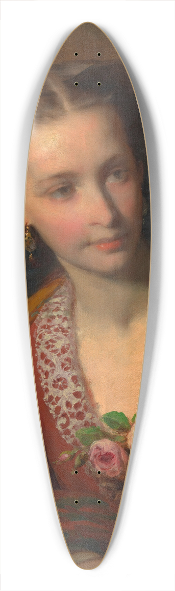 Friedrich von Amerling - Hermine Amerling (Schwgerin Friedrich Amerlings) 39.3 inch art pintail longboard deck