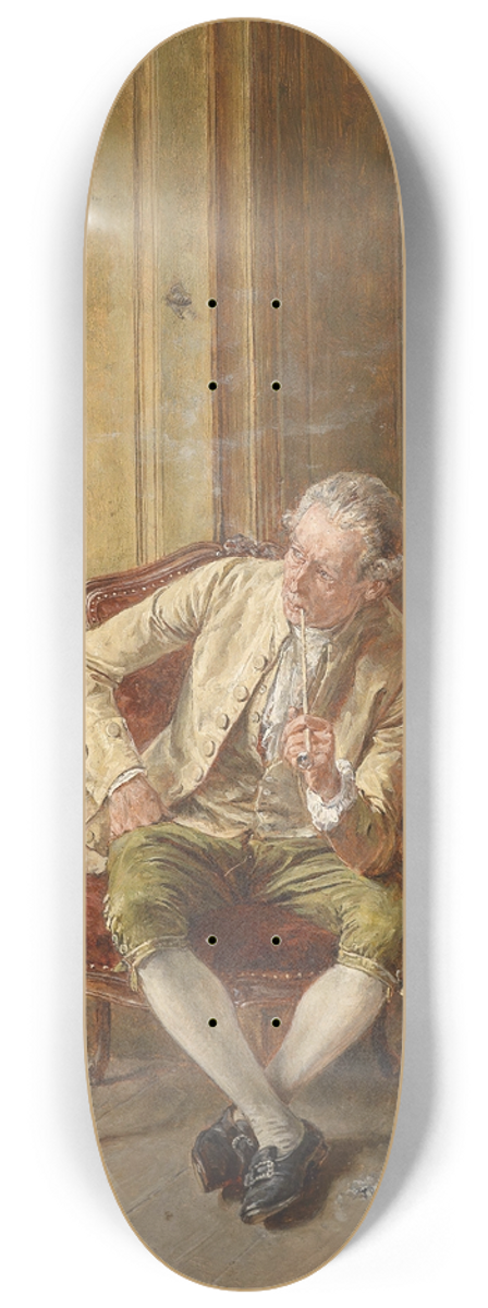 Carl Wilhelm Anton Seiler - Die Pause 8.25 inch art skate deck