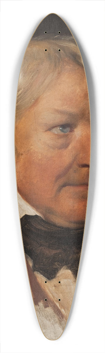 Friedrich von Amerling - Portrait Of Thorvaldsen 39.3 inch art pintail longboard deck